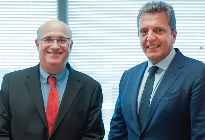 Sergio Massa e Ilan Goldfajn