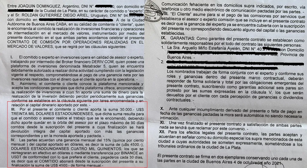 Promesas de pago Promesas de pago