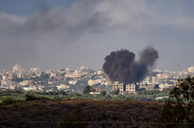 Los bombardeos a Israel