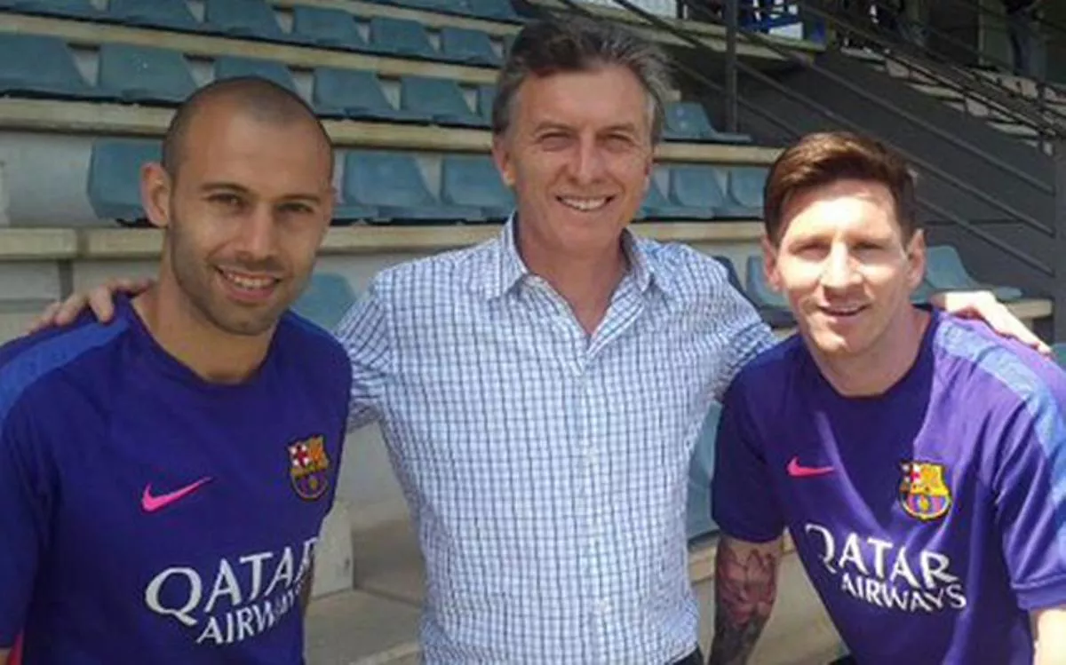 Macri Messi Mascherano