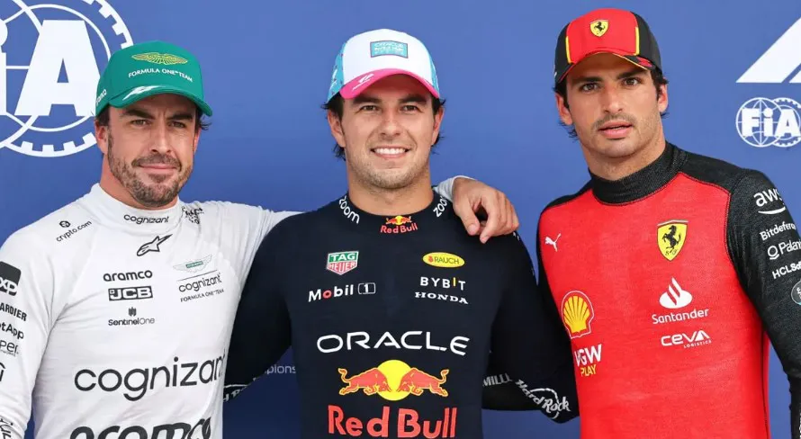 Checo Perez obtuvo la pole