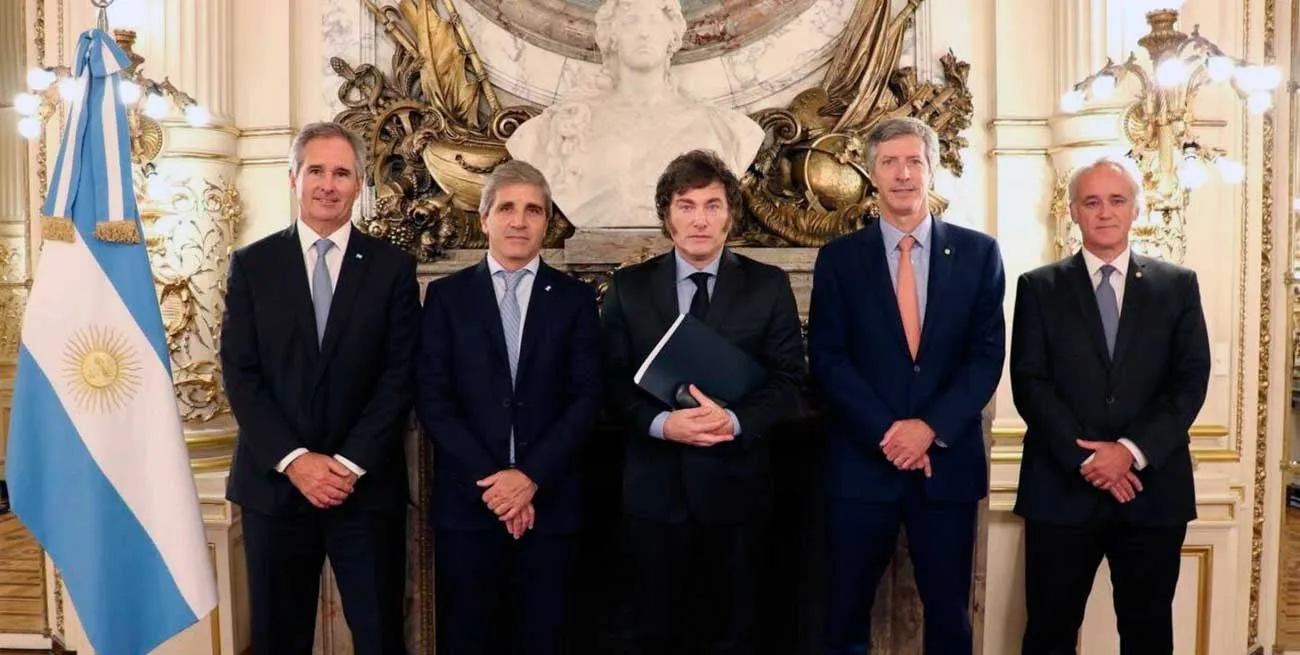 Milei y su equipo económico