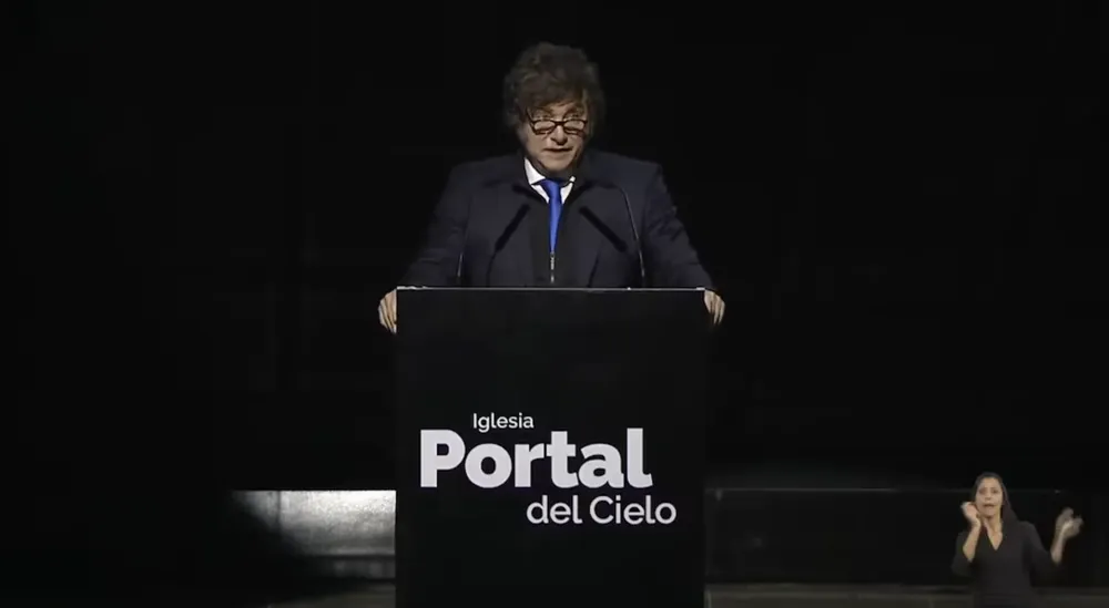 Javier Milei en Chaco