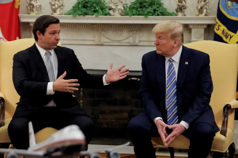 Donald Trump y DeSantis