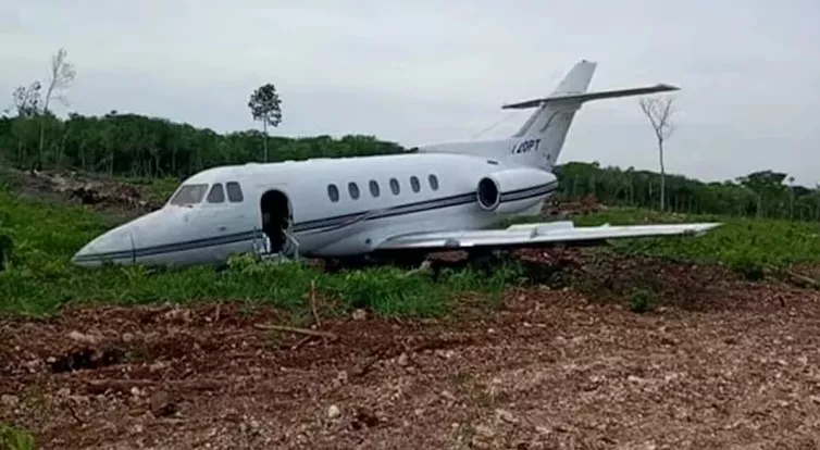 Aeronave derribada en Colombia