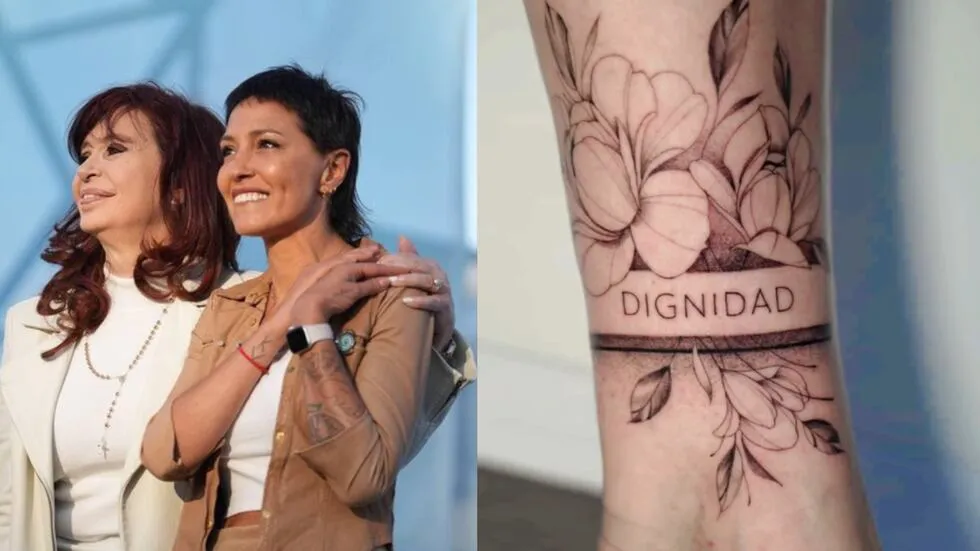 Mayra Mendoza y su polémico tatuaje
