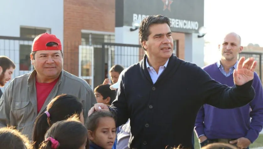 Sena junto al gobernador de Chaco