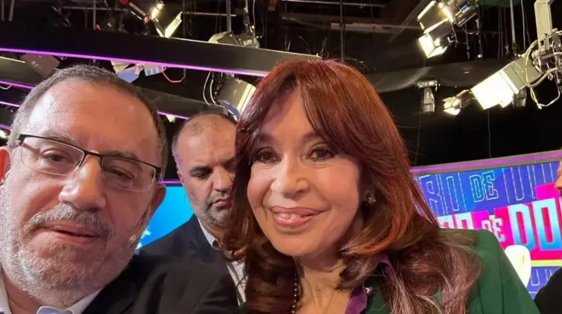 Maslaton junto a Cristina Kirchner