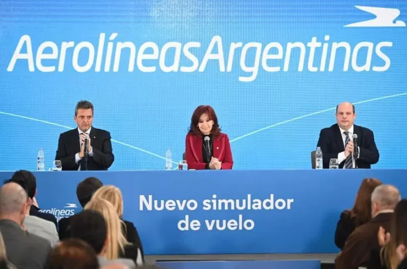 Sergio Massa junto a Cristina Kirchner