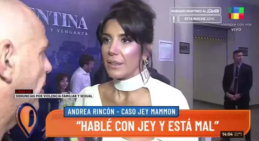 Andrea Rincon sobre Jey Mammon