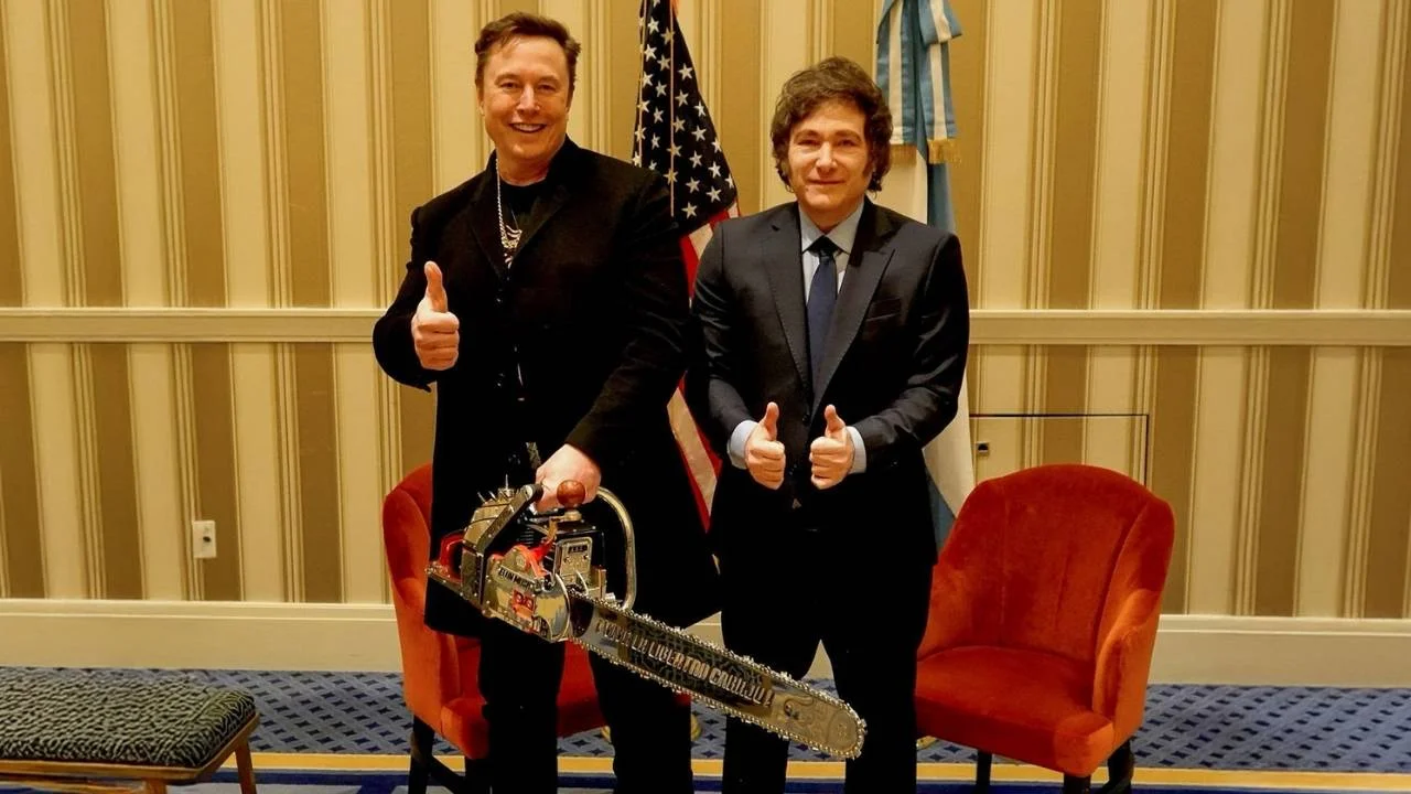 Milei junto a Elon Musk en Estados Unidos