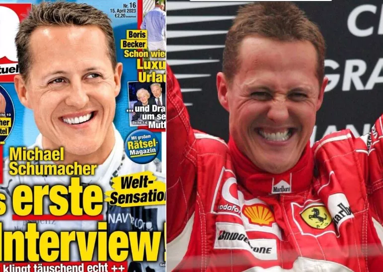 Schumacher en la portada